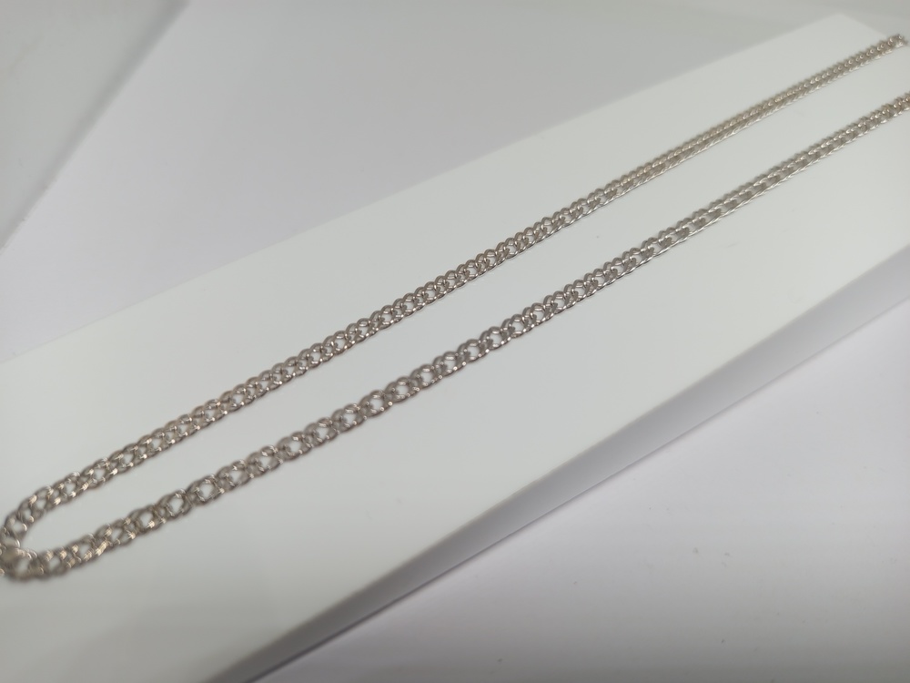 ЦЕПЬ ПОЛНОВЕСНАЯ Ромб двойной (Au 585)