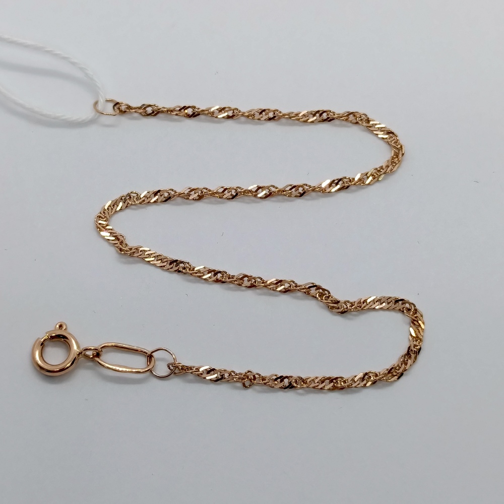 БРАСЛЕТ ПОЛНОВЕСНЫЙ Сингапур Au 585