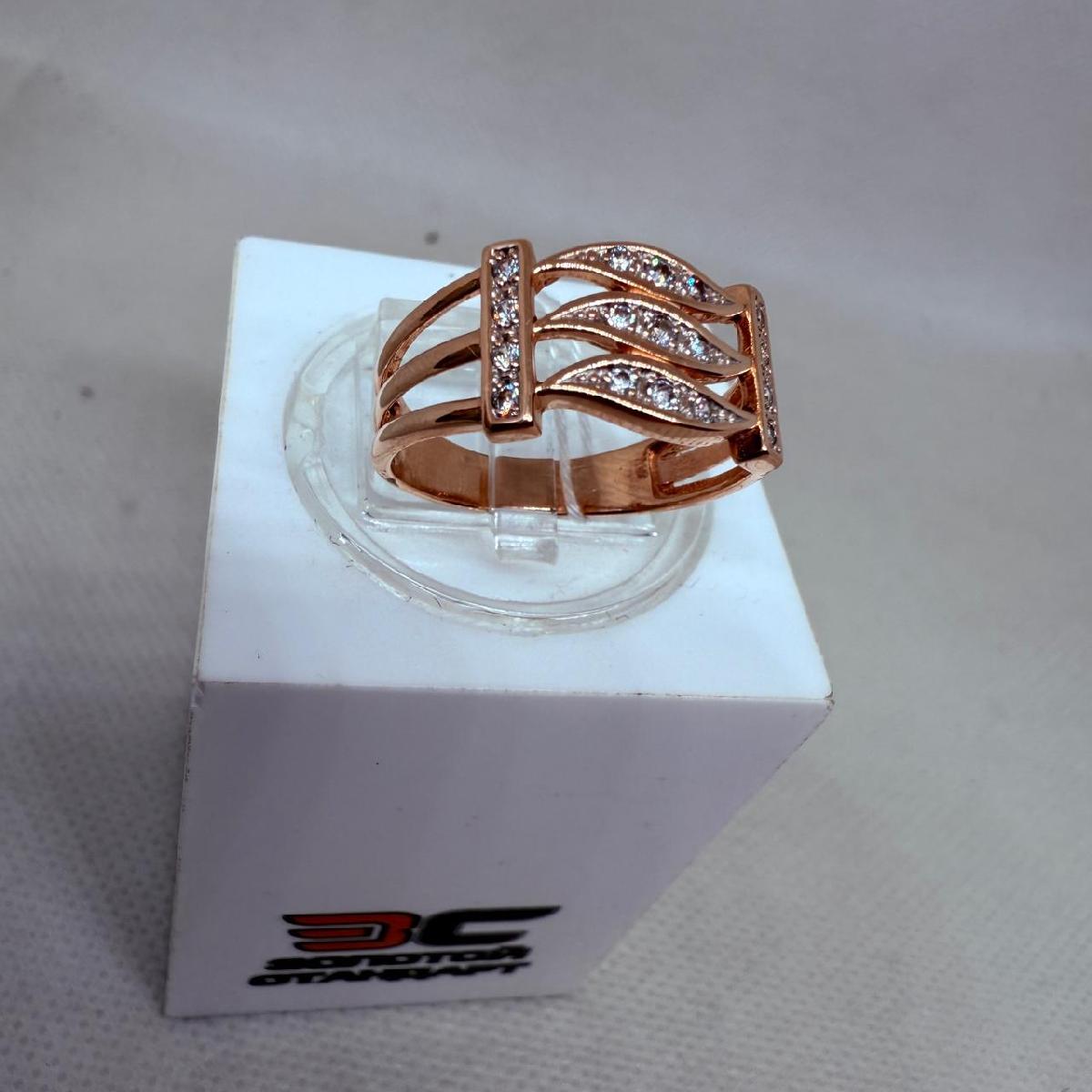 КОЛКМИ585 КОЛЬЦО С КАМНЯМИ (Au 585)