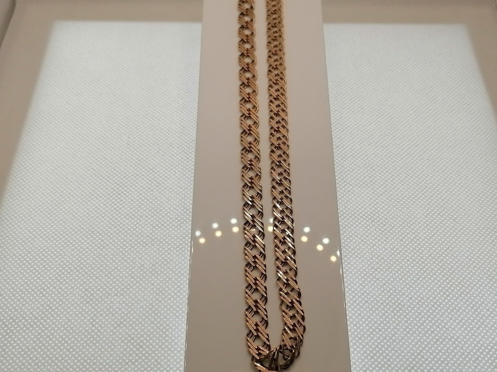 ЦПР3585 ЦЕПЬ ПУСТОТЕЛАЯ Ромб тройной (Au 585)