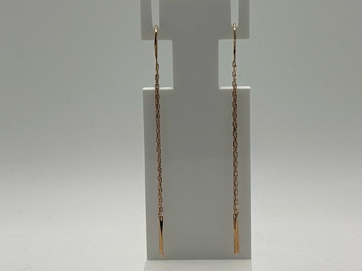 029806 СЕРЬГИ ПРОДЕВКИ без камня (Au 585)