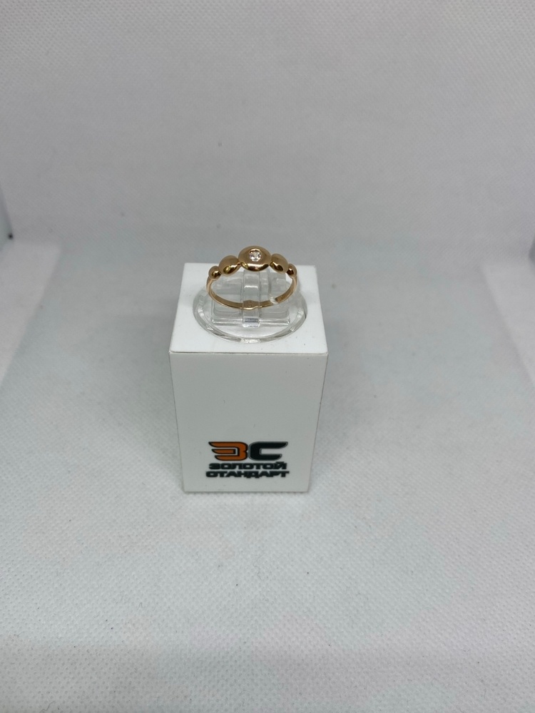 КОЛКМ585 КОЛЬЦО С КАМНЕМ (Au 585)