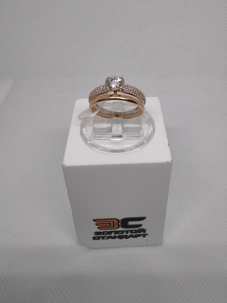 КОЛКМИ585 КОЛЬЦО С КАМНЯМИ (Au 585)
