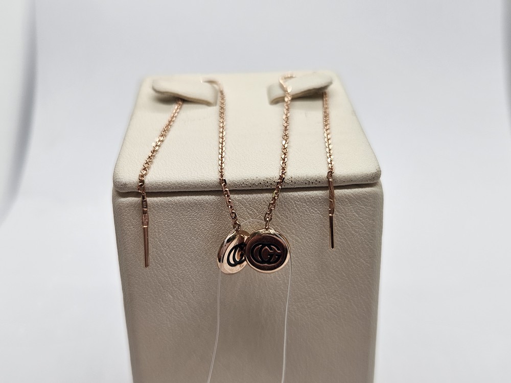 СЕРЬГИ ПРОДЕВКИ эмаль (Au 585)