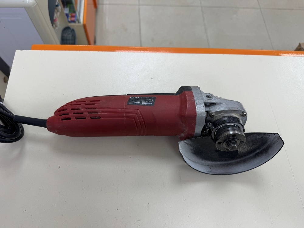 Угловая шлифмашина Elitech МШУ 10-125Э, 1000 Вт, 125 мм