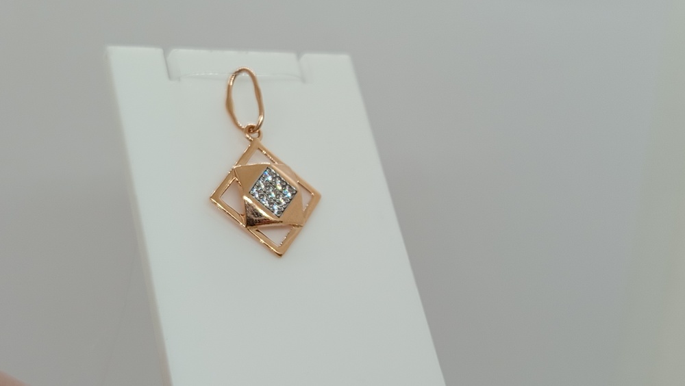 ПОДВЕСКА С КАМНЯМИ (Au 585)