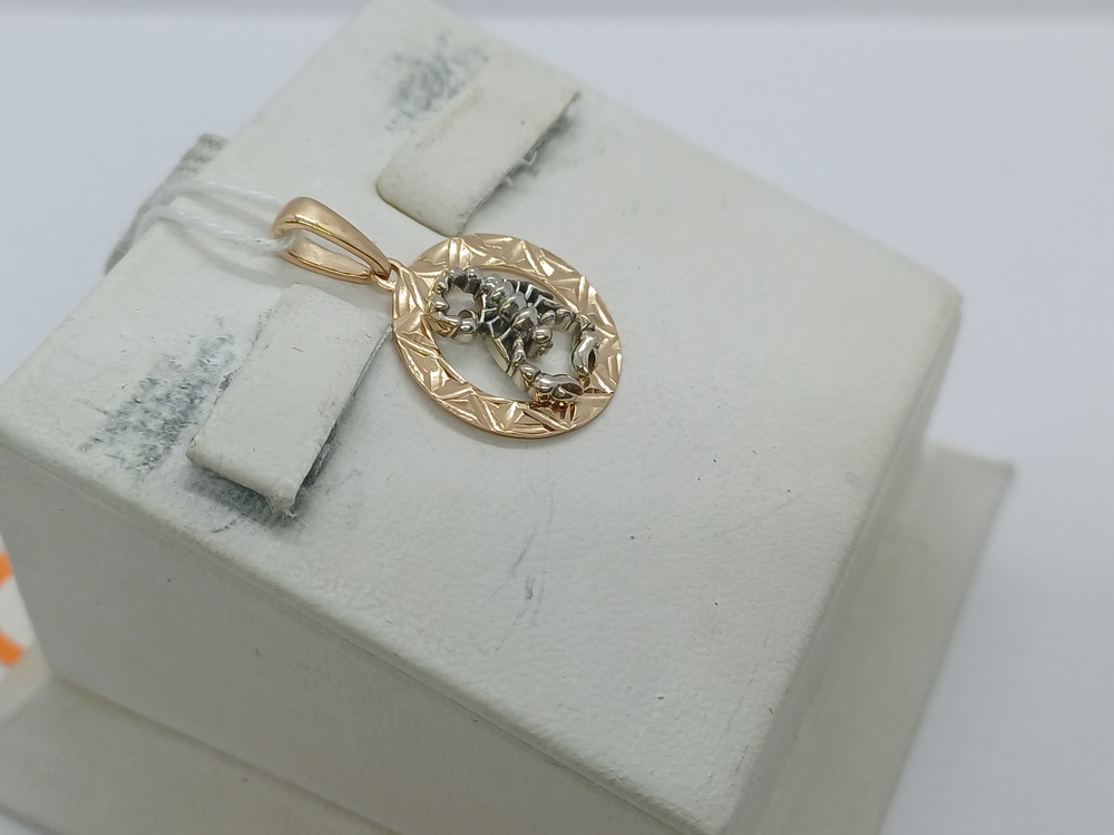 ПОДВЕСКА ЗНАК ЗОДИАКА СКОРПИОН Au 585