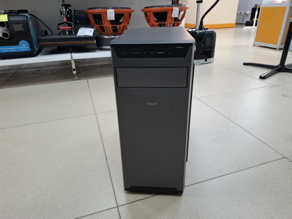 Системный блок DEXP .; Core i3-8100, Radeon R9 200 Series, 8 Гб, 128 Гб, 1 Tb