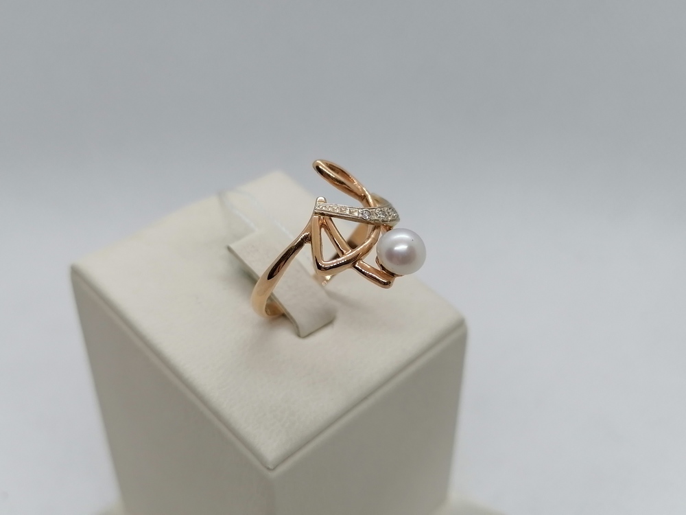 КОЛКМИ585 КОЛЬЦО С КАМНЯМИ (Au 585)