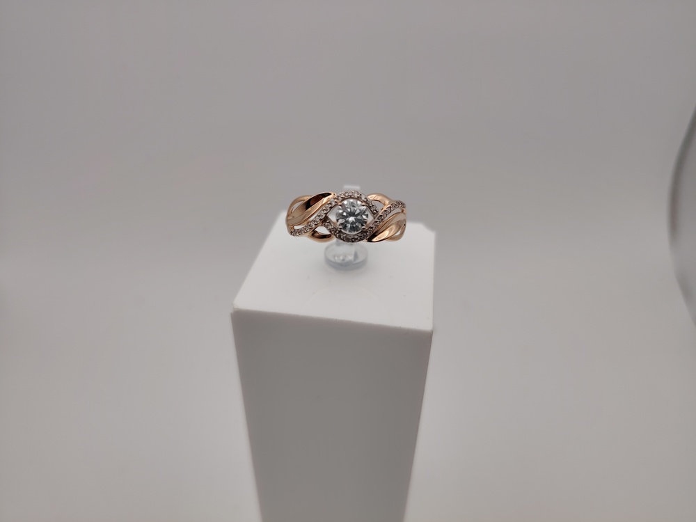 КОЛКМИ585 КОЛЬЦО С КАМНЯМИ (Au 585)