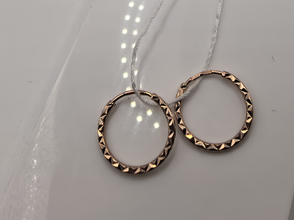 СЕРЬГИ КОНГО (Au 585)