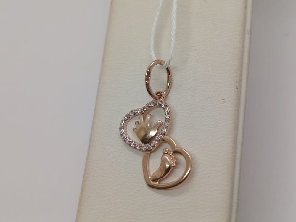 ПОДКМИ585 ПОДВЕСКА С КАМНЯМИ (Au 585)