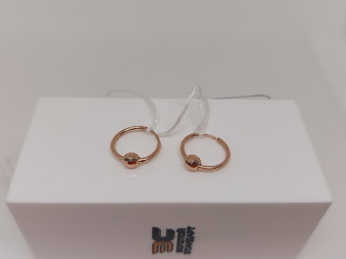 СКОН585 СЕРЬГИ КОНГО (Au 585)