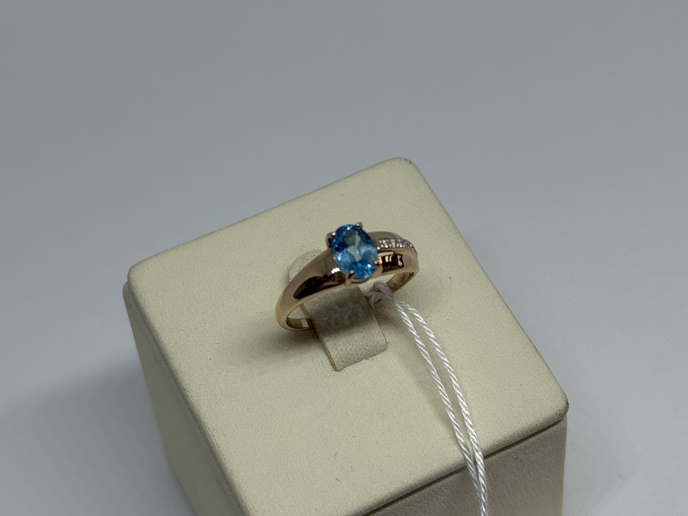 КОЛКМИ585 КОЛЬЦО С КАМНЯМИ (Au 585)