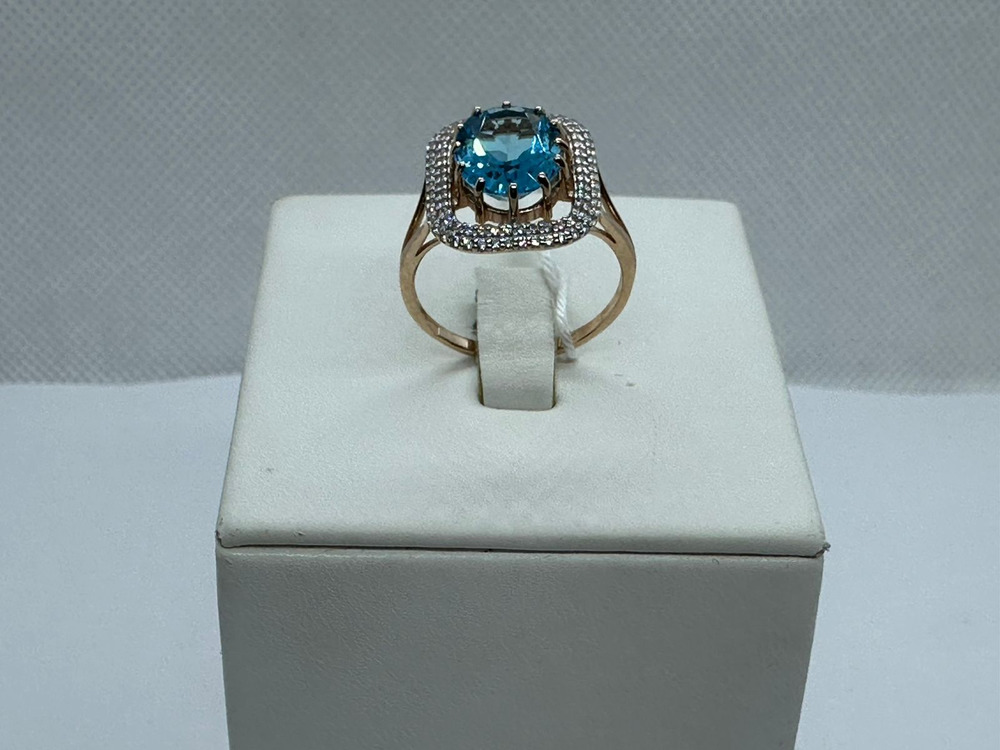 КОЛКМИ585 КОЛЬЦО С КАМНЯМИ (Au 585)