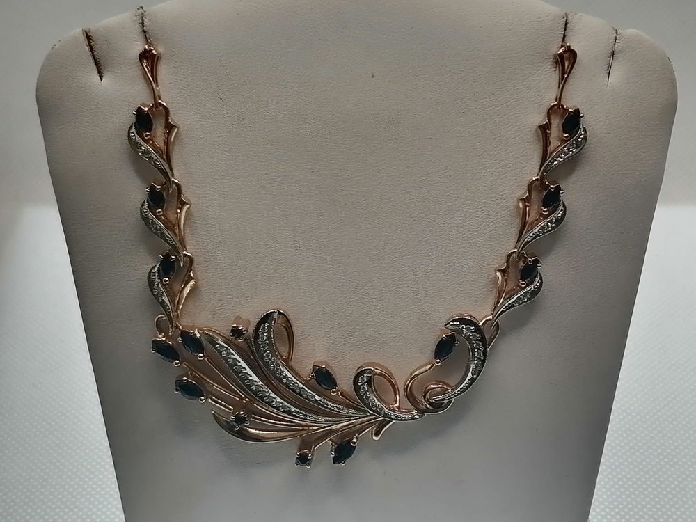 КОЛЬЕ БРИЛЛИАНТ Au 585