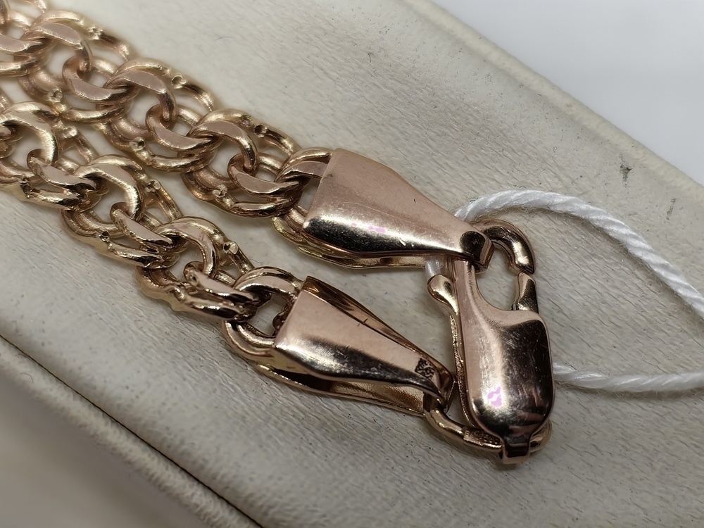 ЦЕПЬ ПУСТОТЕЛАЯ Бисмарк (Au 585)