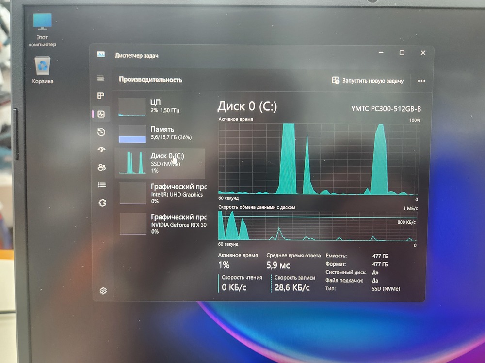 Ноутбук Machenike S15; Core I5-12450H, GeForce RTX 3050, 16 Гб, 512 GB, Нет