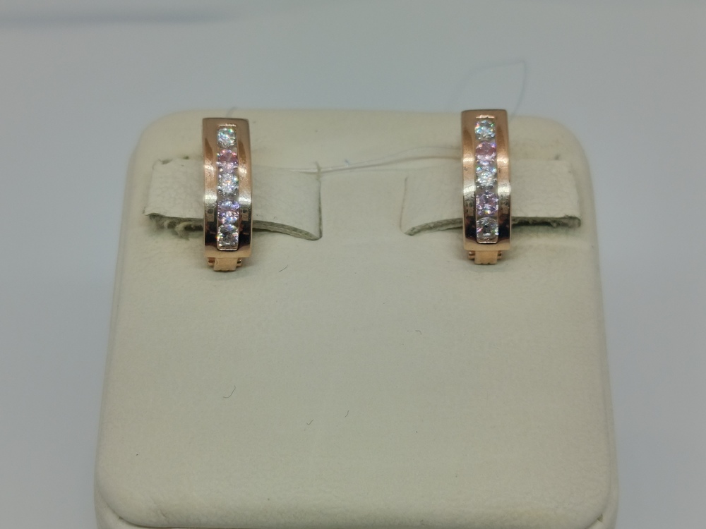 СЕРЬГИ С КАМНЯМИ (Au 585)