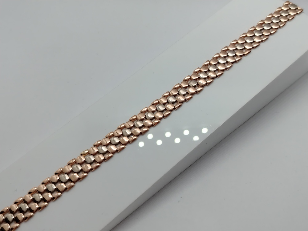 БРАСЛЕТ ПУСТОТЕЛЫЙ Фантазия Au 585