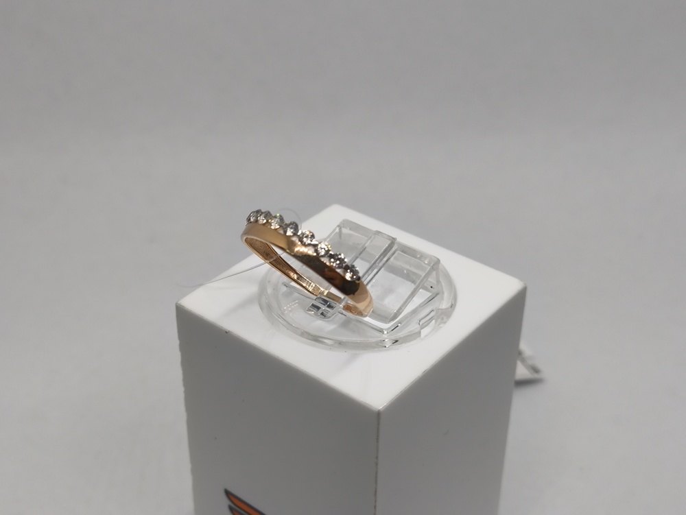 КОЛЬЦО С КАМНЯМИ (Au 585)