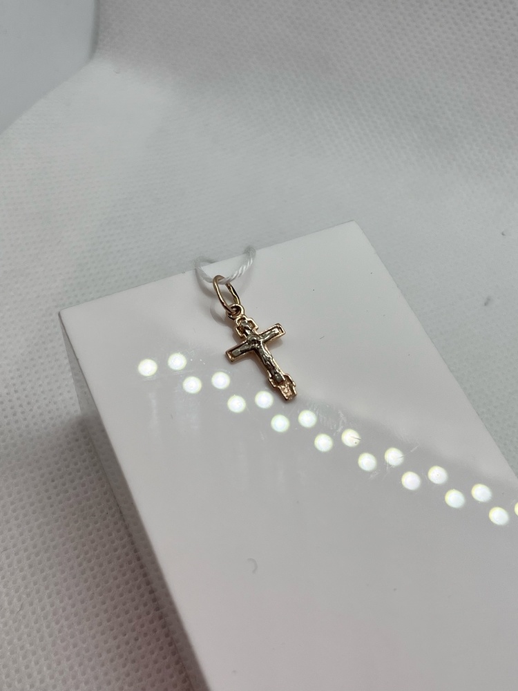ПОДВЕСКА КРЕСТ БЕЗ КАМНЯ (Au 585)