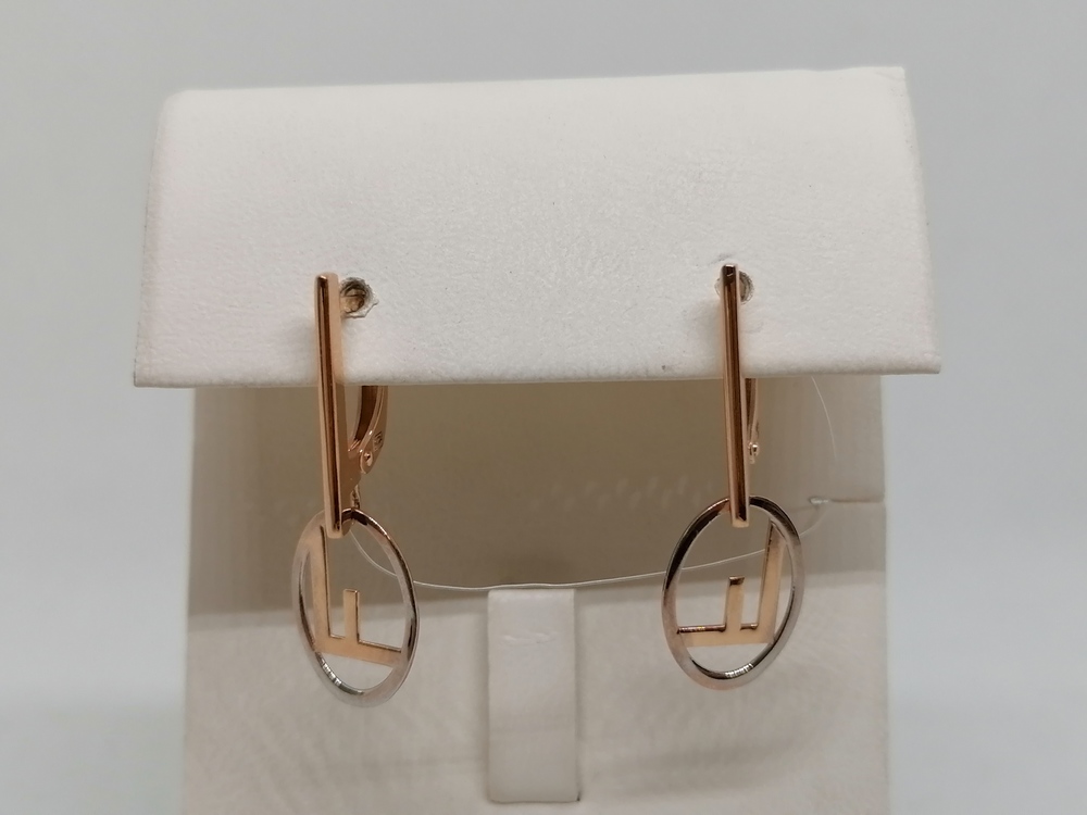 СЕРЬГИ БЕЗ КАМНЯ (Au 585)