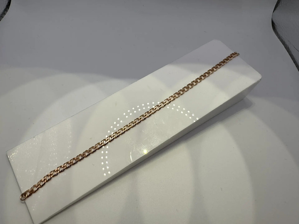 БРАСЛЕТ ПОЛНОВЕСНЫЙ Ромб двойной (Au 585)