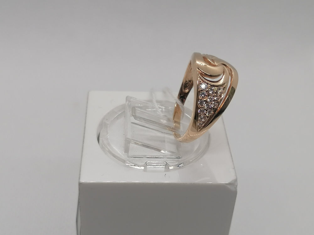 КОЛКМИ585 КОЛЬЦО С КАМНЯМИ (Au 585)