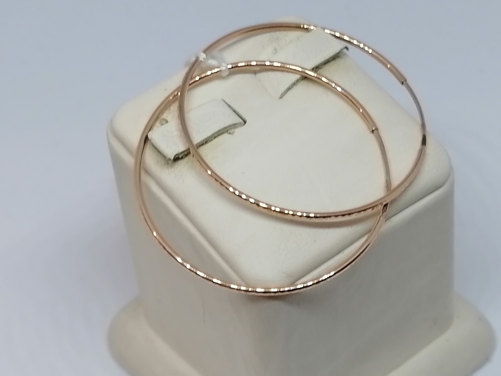 СКОН585 СЕРЬГИ КОНГО (Au 585)