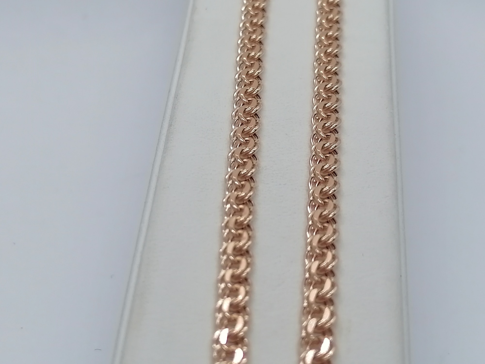 8060200П-40 ЦЕПЬ ПУСТОТЕЛАЯ Бисмарк (Au 585)