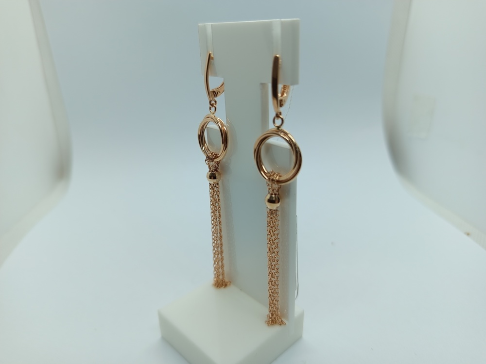 СЕРЬГИ БЕЗ КАМНЯ (Au 585)