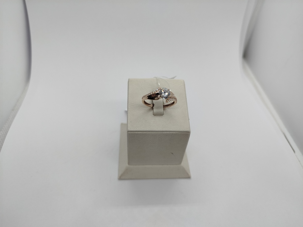 КОЛЬЦО С КАМНЯМИ (Au 585)