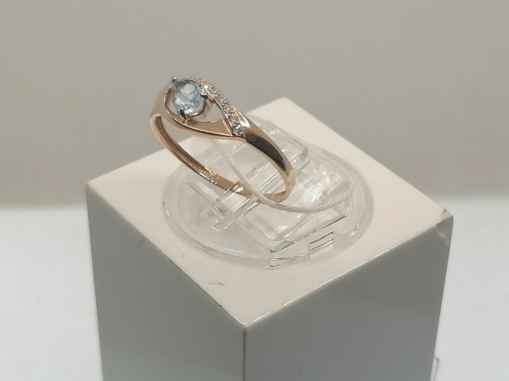 КОЛКМИ585 КОЛЬЦО С КАМНЯМИ (Au 585)