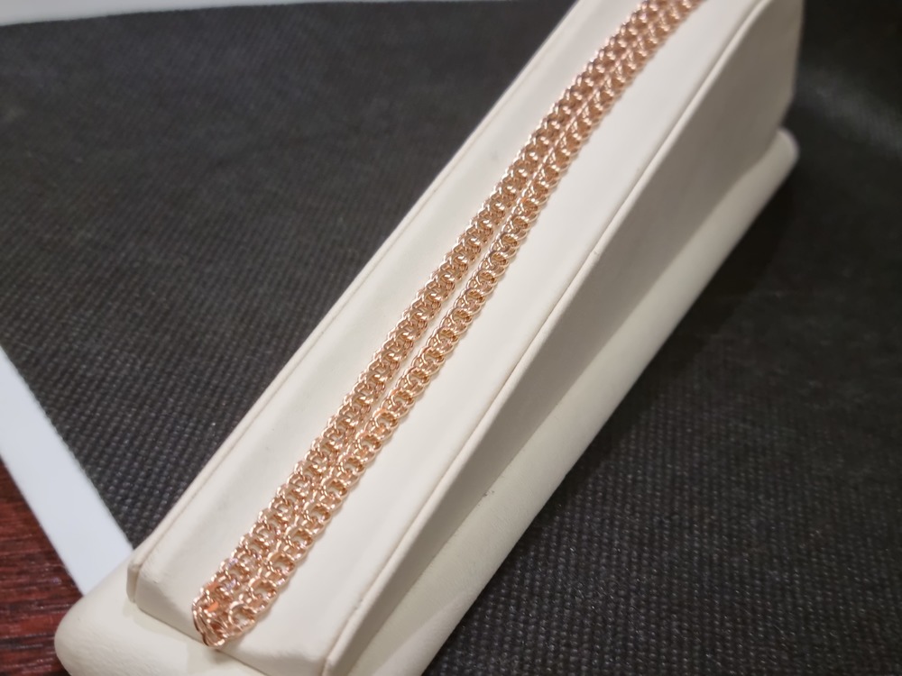 ЦЕПЬ ПУСТОТЕЛАЯ Бисмарк (Au 585)