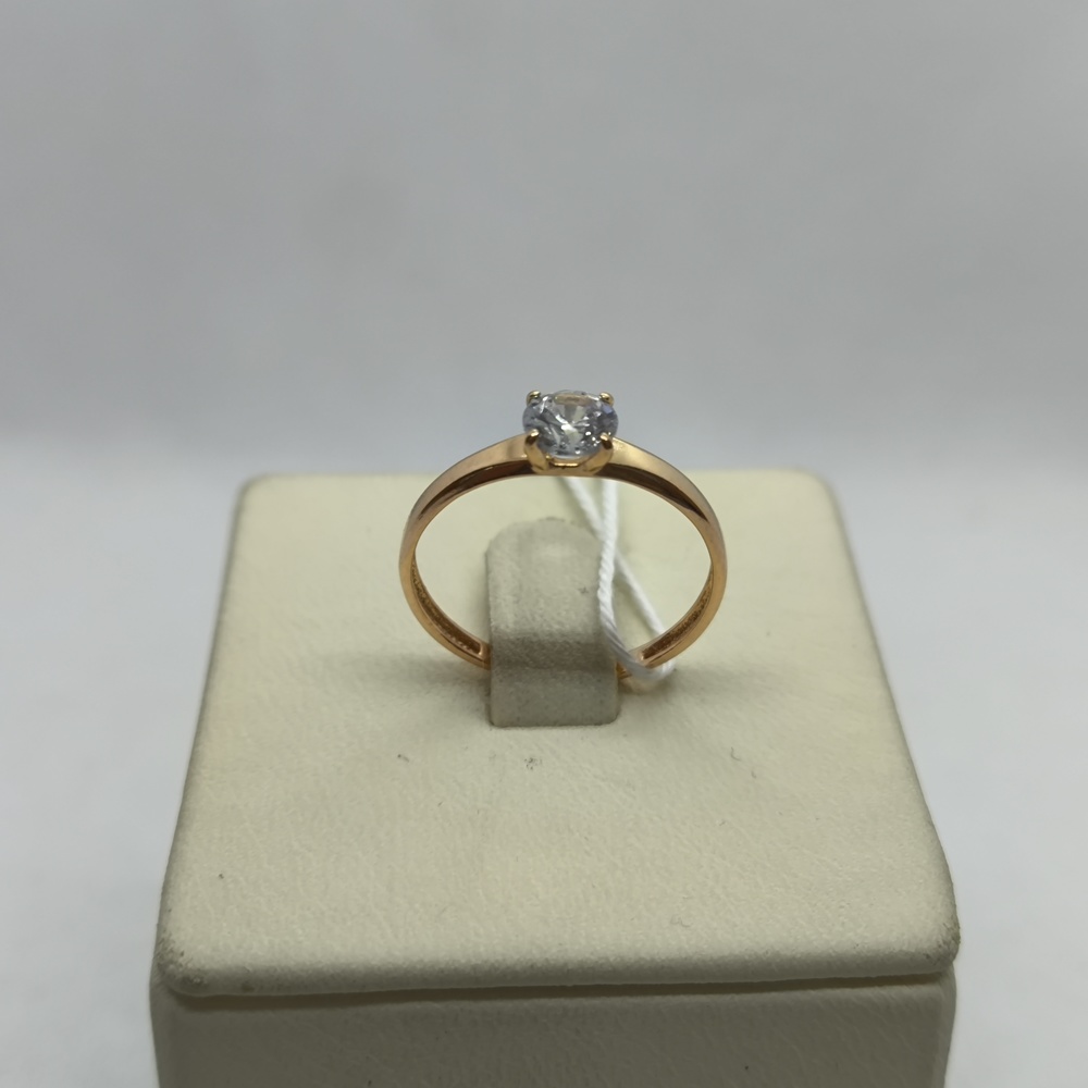 КОЛКМ585 КОЛЬЦО С КАМНЕМ (Au 585)