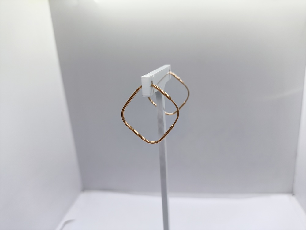 СЕРЬГИ БЕЗ КАМНЯ (Au 585)