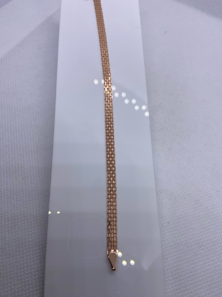 БРАСЛЕТ ПОЛНОВЕСНЫЙ Бисмарк машинный (Au 585)