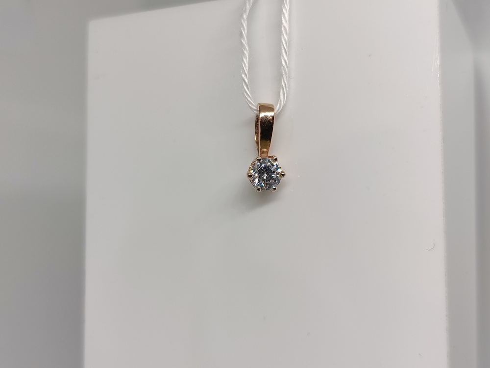 ПОДКМ585 ПОДВЕСКА С КАМНЕМ (Au 585)