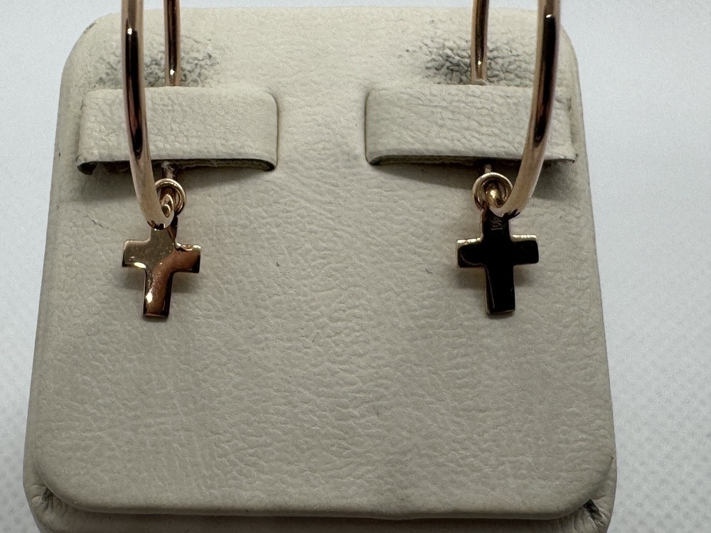 СКОН585 СЕРЬГИ КОНГО (Au 585)