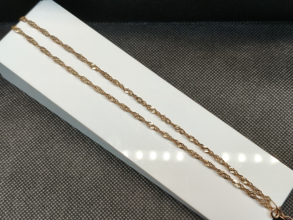 ЦЛСИ585 ЦЕПЬ ПОЛНОВЕСНАЯ Сингапур (Au 585)