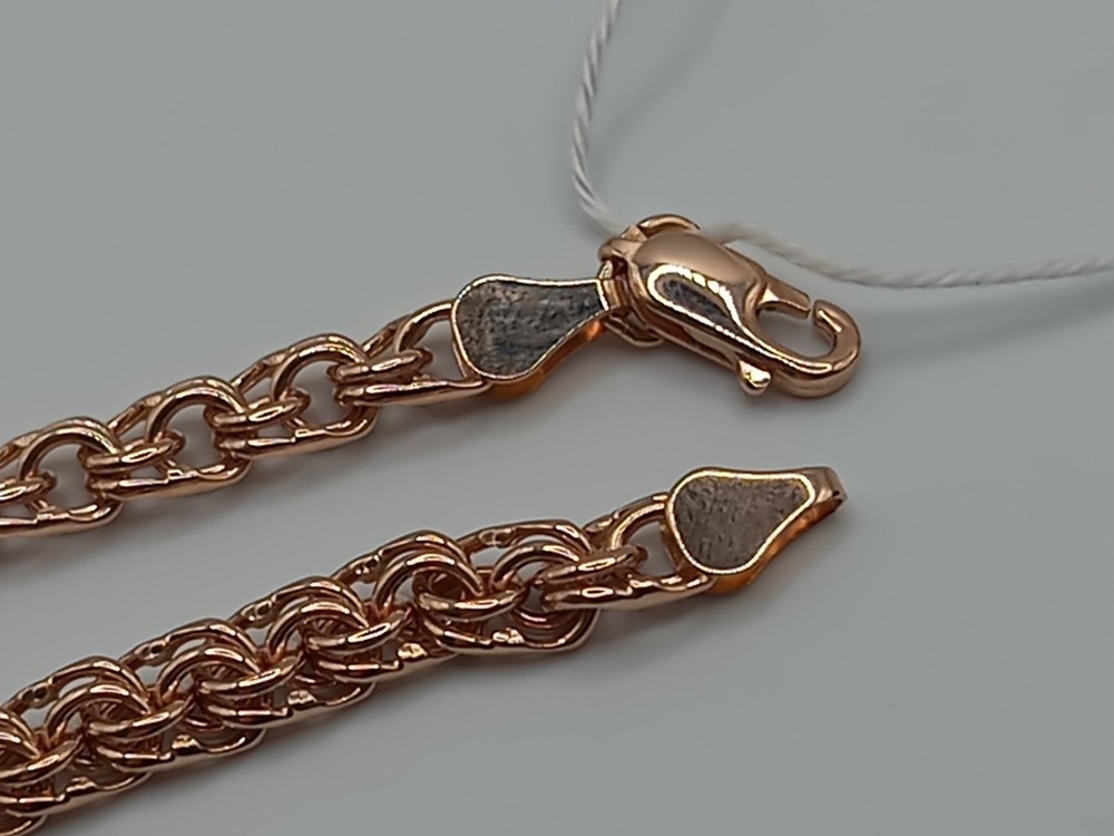 БЛБ585 БРАСЛЕТ ПОЛНОВЕСНЫЙ Бисмарк (Au 585)