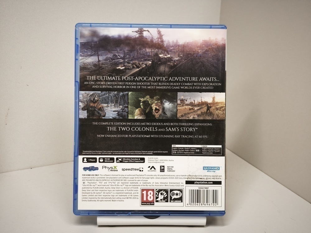 Игра Playstation 5 Metro Exodus