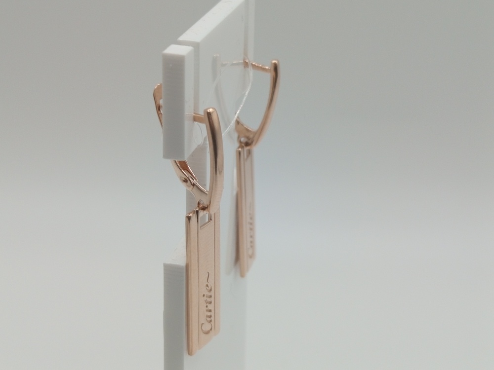 СЕРЬГИ БЕЗ КАМНЯ (Au 585)