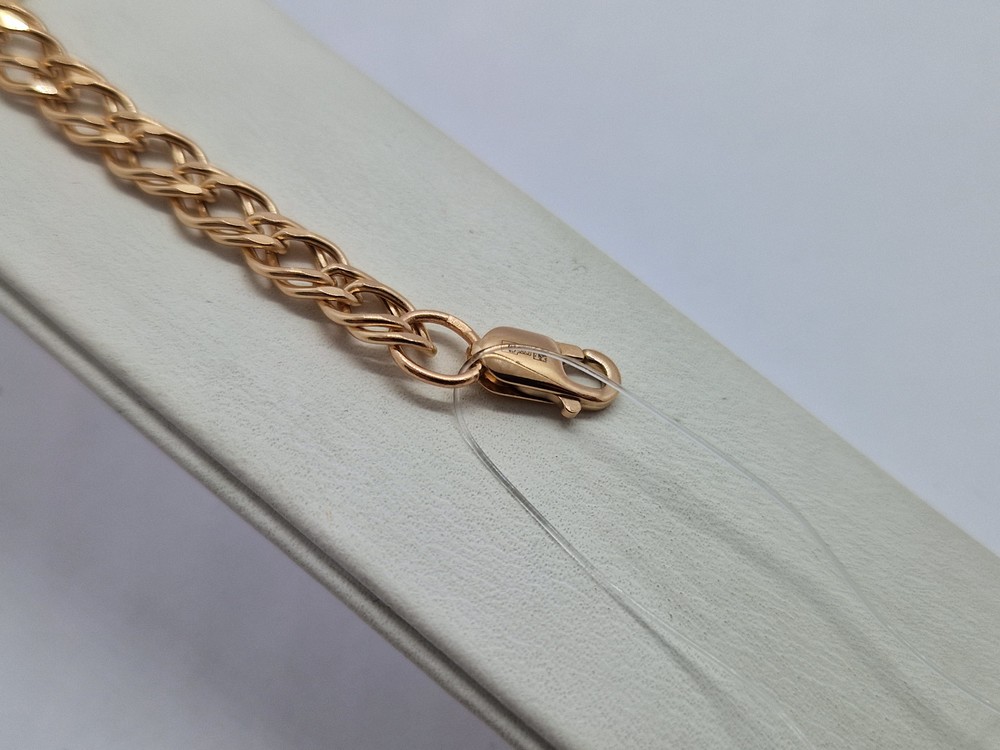 НБ 12-076ПГ БРАСЛЕТ ПУСТОТЕЛЫЙ (Au 585)