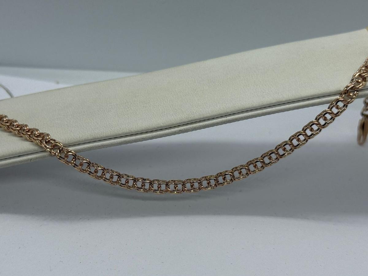 БЛБ585 БРАСЛЕТ ПОЛНОВЕСНЫЙ Бисмарк (Au 585)