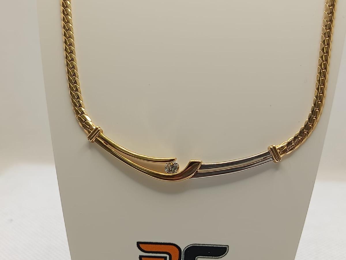 КОЛЬЕ БРИЛЛИАНТ Au 585