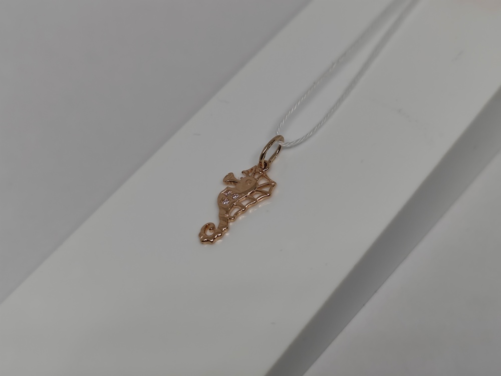 ПОДКМИ585 ПОДВЕСКА С КАМНЯМИ (Au 585)