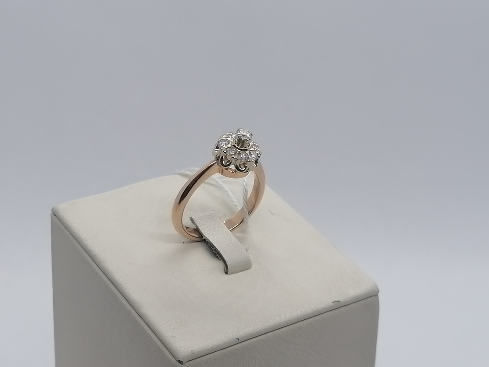 КОЛЬЦО БРИЛЛИАНТ Au 585