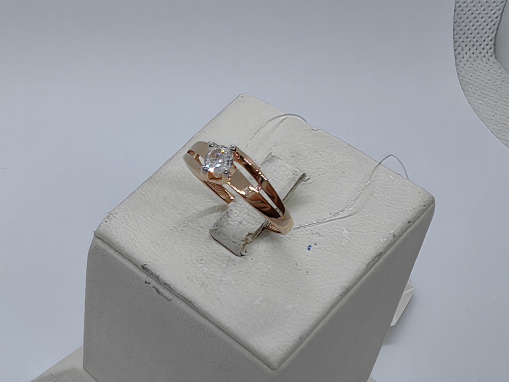 КОЛЬЦО С КАМНЕМ (Au 585)